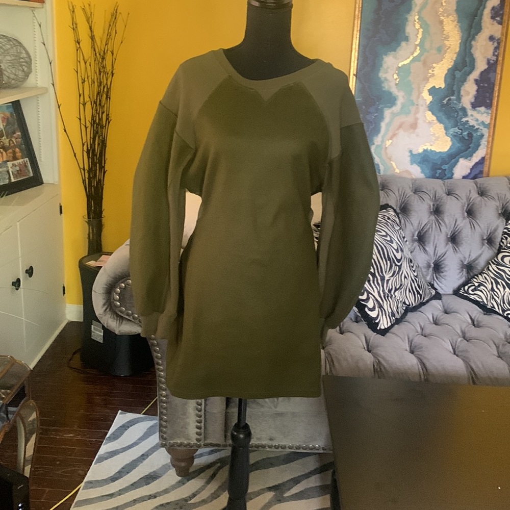 COPY - Fashion Nova green mini dress size large